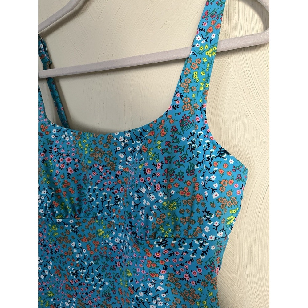 Lands End Size 10 Square Neck Tankini Swimsuit Top - Picture 5 of 13